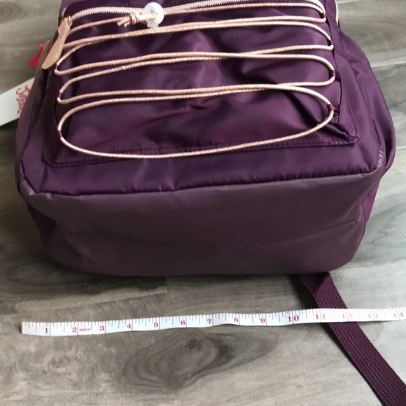 🌟 HOST PICK!🌟 JUSTICE girls purple sparkle backpack - NEW with tags - Picture 13 of 13